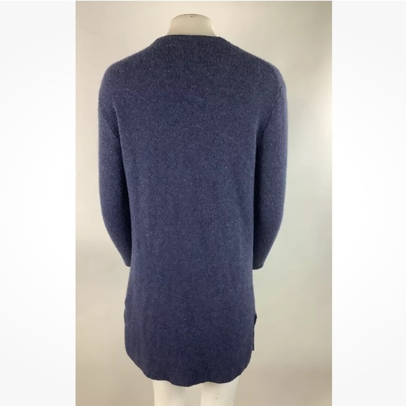 Madewell Sz XXS Kent Cardigan In Coziest Yarn Blue Alpaca Merino Wool Blend - Picture 5 of 7